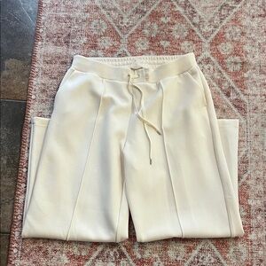 Calia scuba soft Stylish Off-White Drawstring Pants
